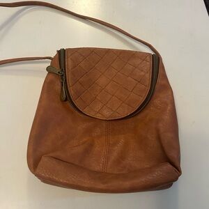 Elegant Brown Leather Women's Bag